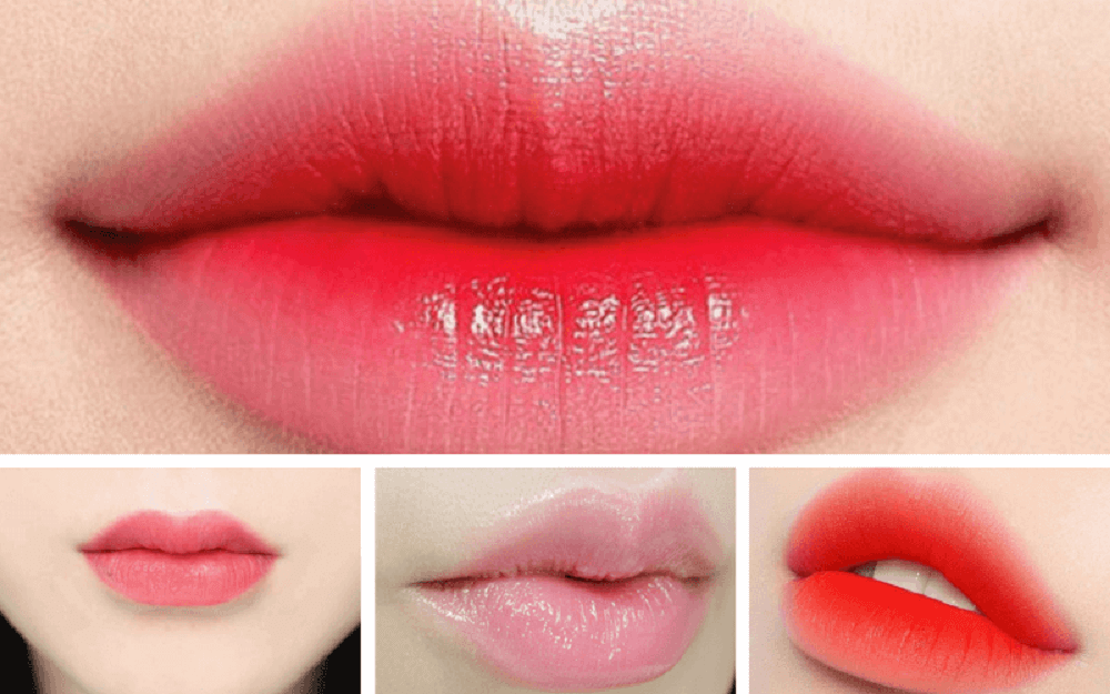 Màu môi hồng tự nhiên sau phun môi Charm Baby tại Hải Phòng