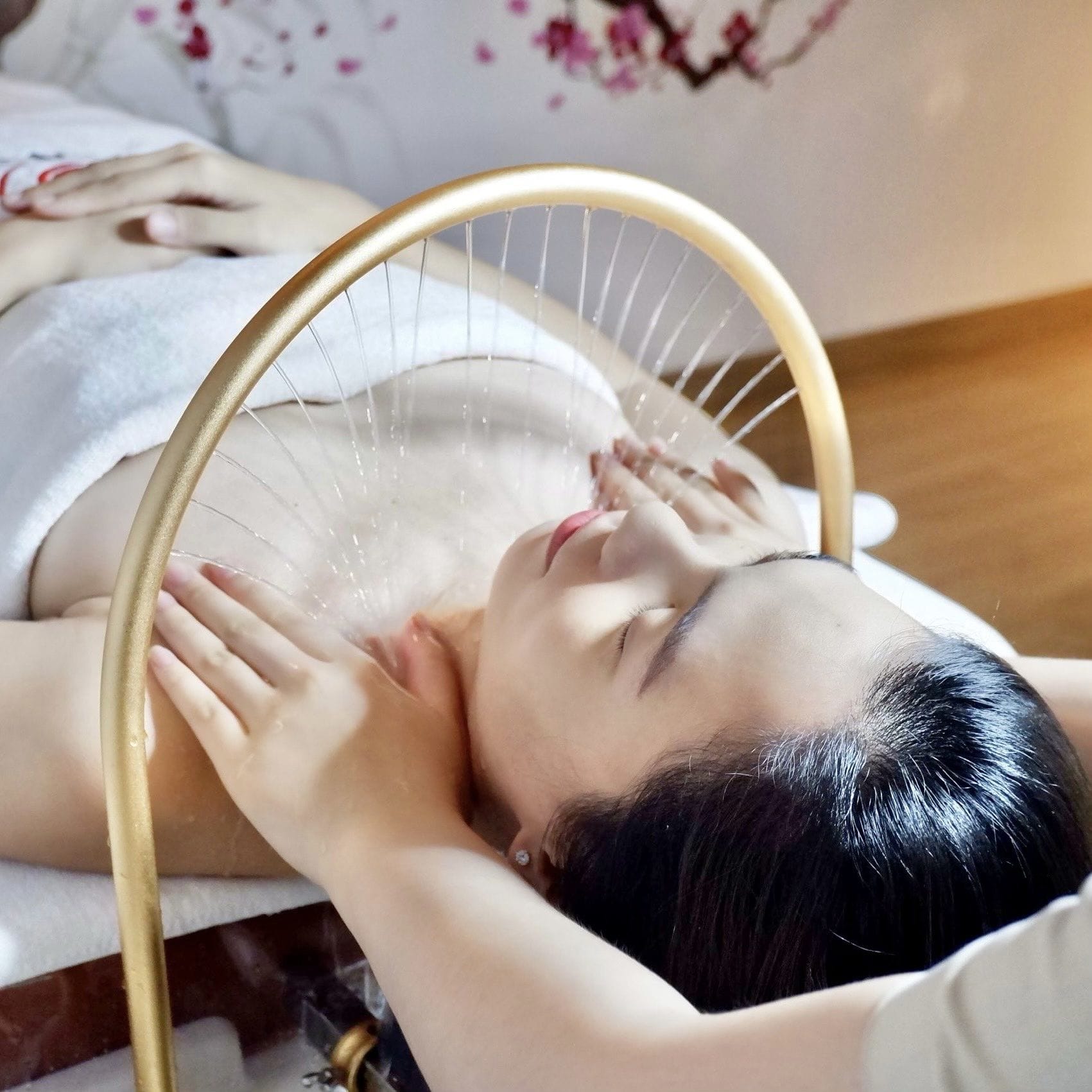 Gội đầu dưỡng sinh thư giãn tại Thẩm Mỹ Mộc Linh Hải Phòng