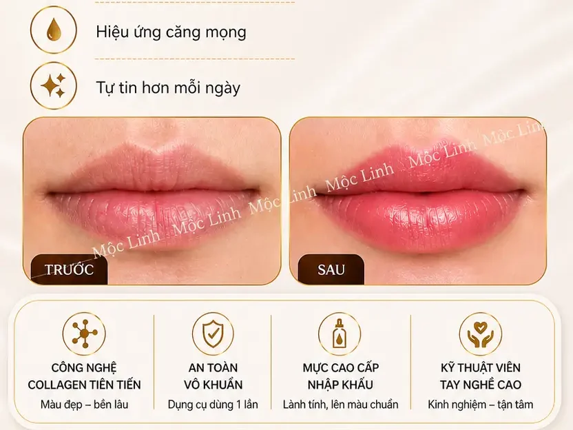Phun xăm lông mày - phun môi phong thủy Nam Nữ Hải tại Thẩm Mỹ Mộc Linh Hải Phòng - hình 5