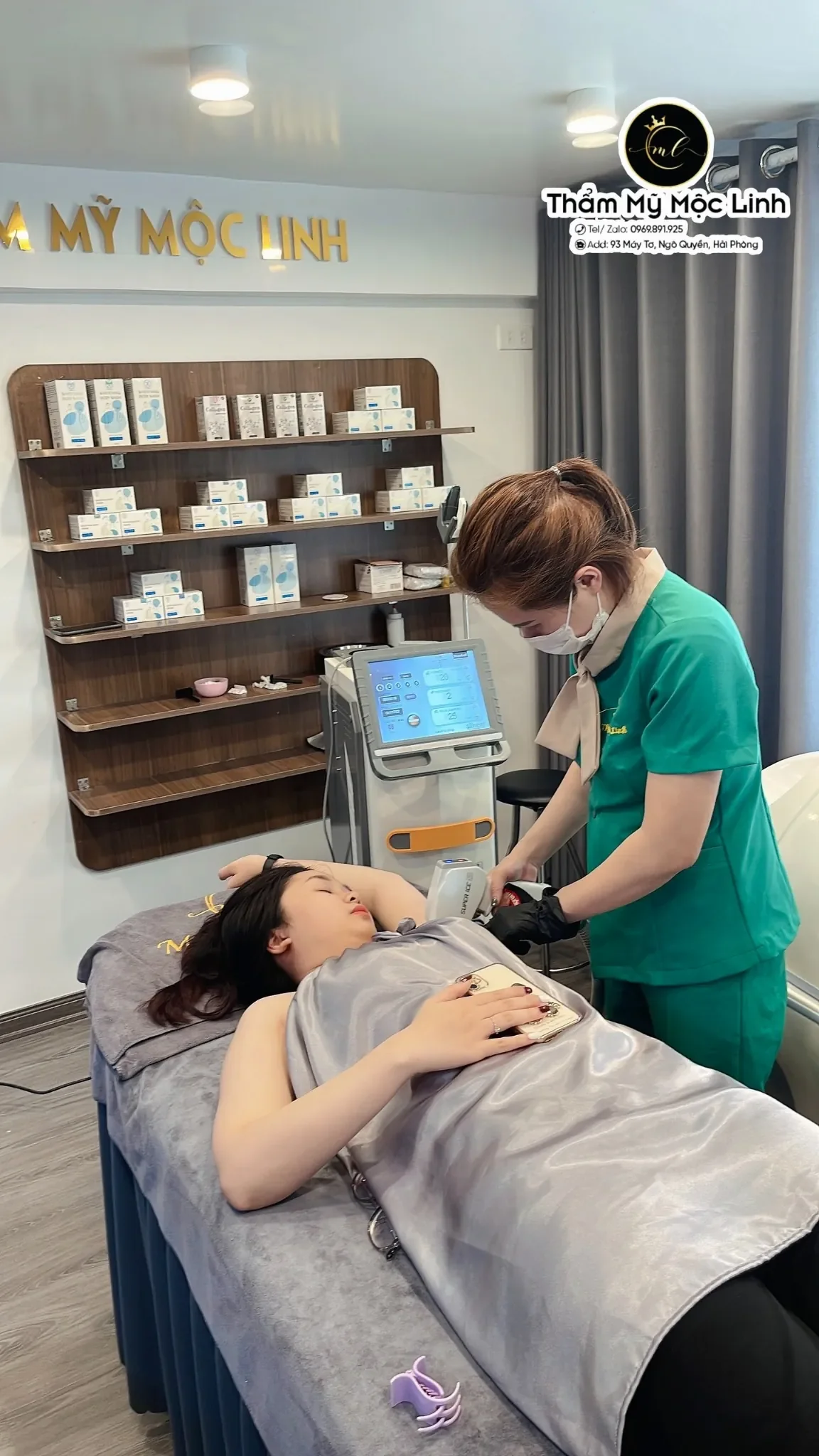 Triệt lông vĩnh viễn với công nghệ Diode Laser hàn băng tại Thẩm Mỹ Mộc Linh Hải Phòng - hình 2