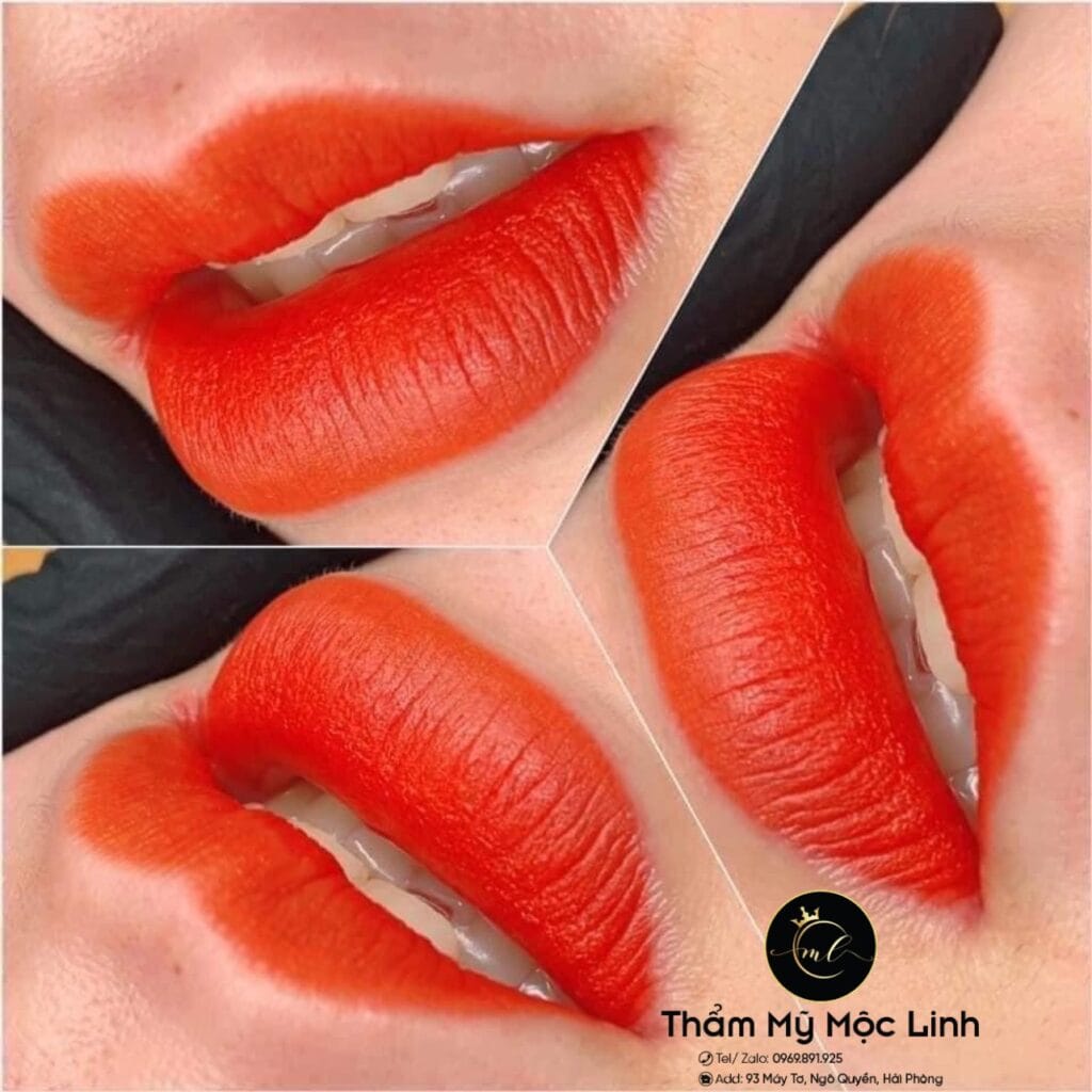 Xăm môi (Phun môi) tại Thẩm Mỹ Mộc Linh Hải Phòng - hình 4