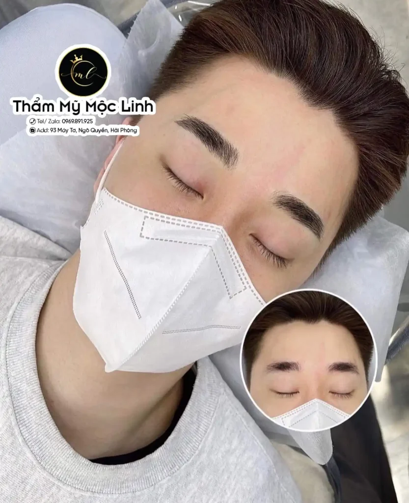 Phun xăm lông mày - phun môi phong thủy Nam Nữ Hải tại Thẩm Mỹ Mộc Linh Hải Phòng - hình 37