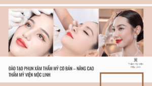 Đào tạo phun xăm thẩm mỹ cơ bản – nâng cao Thẩm Mỹ tại Thẩm Mỹ Mộc Linh Hải Phòng - hình 16
