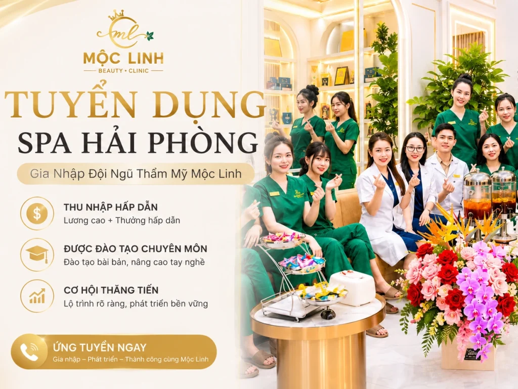 Tuyển dụng Spa Hải Phòng tại Thẩm Mỹ Mộc Linh - hình 5