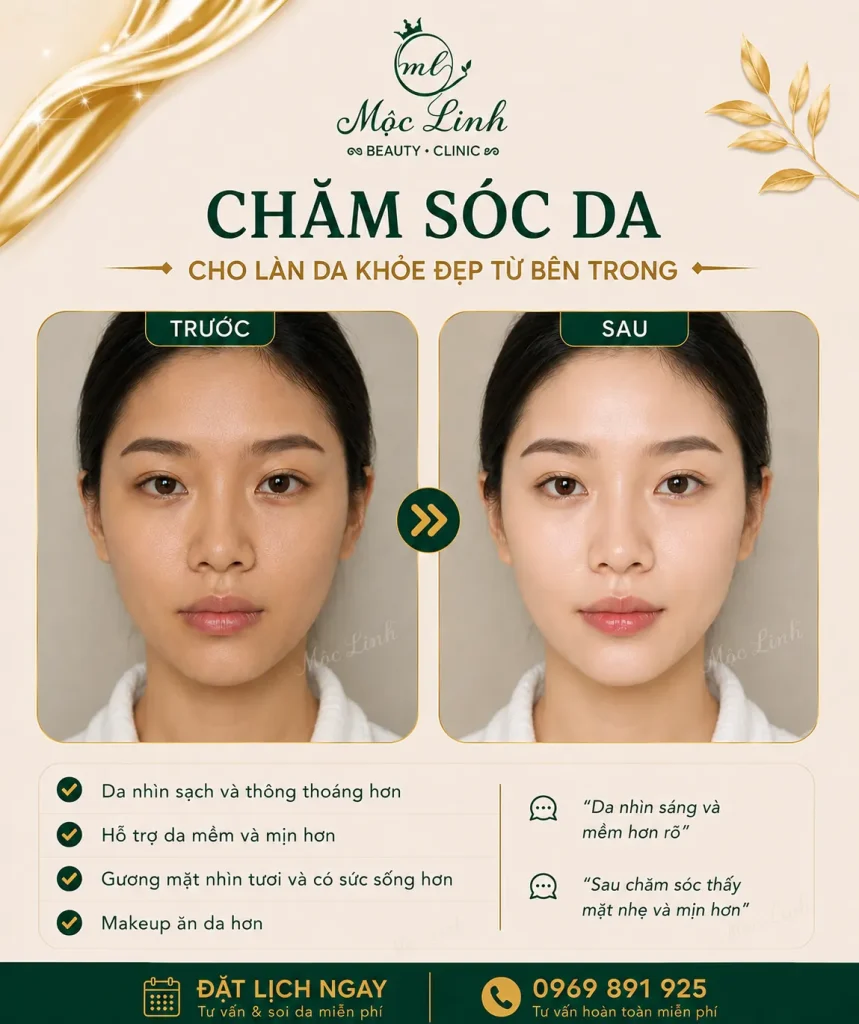 Chăm sóc da mặt tại Thẩm Mỹ Mộc Linh Hải Phòng - hình 6