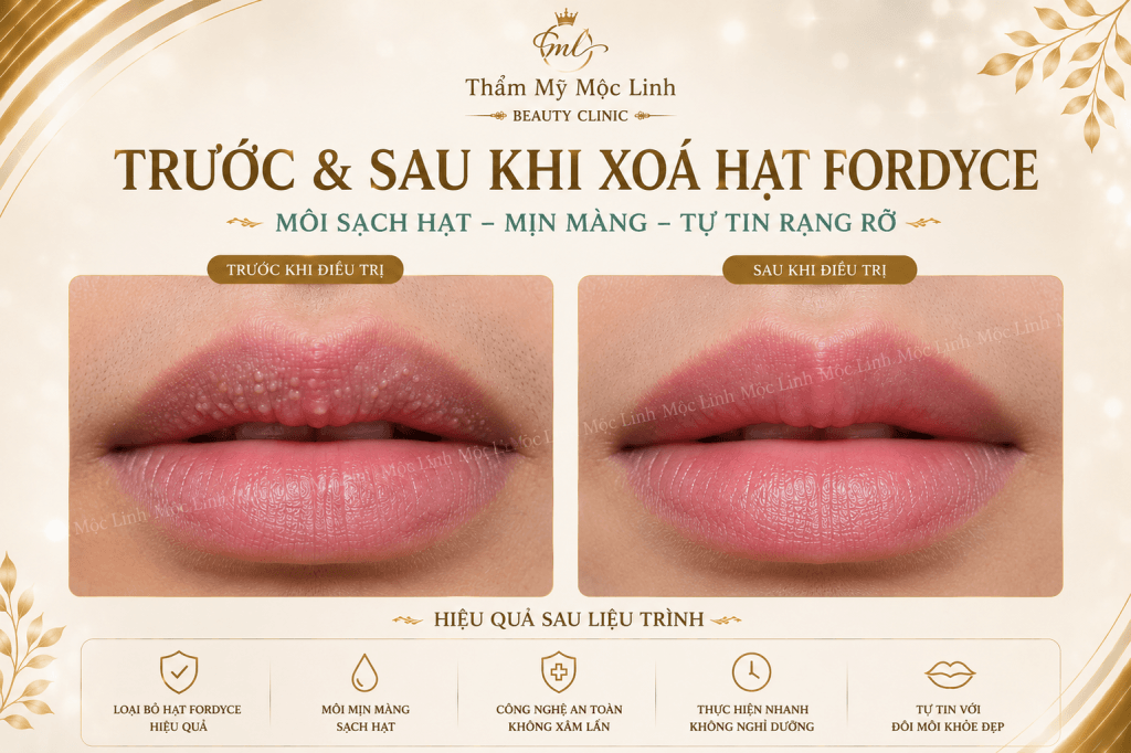 Xoá hạt Fordyce Hải Phòng tại Thẩm Mỹ Mộc Linh - hình 9