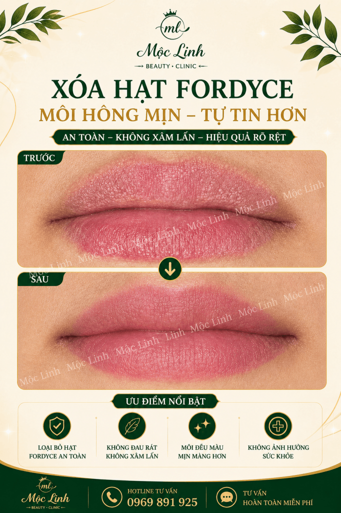 Xoá hạt Fordyce Hải Phòng tại Thẩm Mỹ Mộc Linh - hình 5