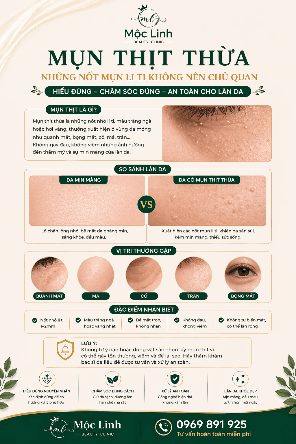 Điều trị mụn thịt uy tín tại Hải Phòng tại Thẩm Mỹ Mộc Linh - hình 2