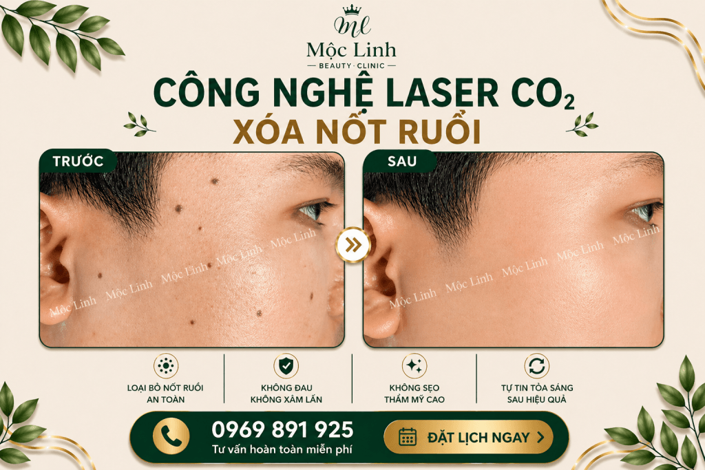 Xoá nốt ruồi an toàn Hải Phòng tại Thẩm Mỹ Mộc Linh - hình 8