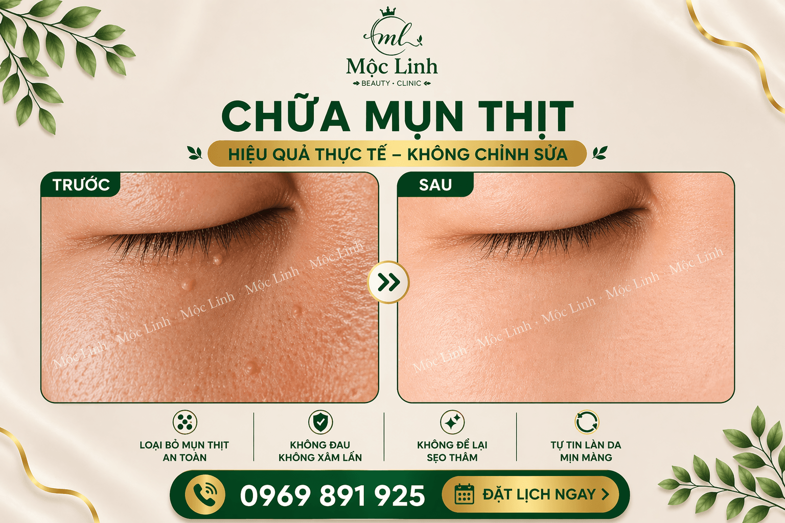 Điều trị mụn thịt uy tín tại Hải Phòng tại Thẩm Mỹ Mộc Linh - hình 4