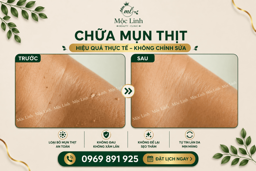 Điều trị mụn thịt uy tín tại Hải Phòng tại Thẩm Mỹ Mộc Linh - hình 7