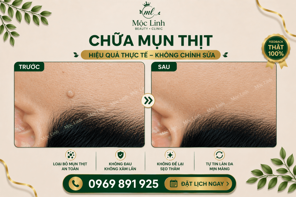 Điều trị mụn thịt uy tín tại Hải Phòng tại Thẩm Mỹ Mộc Linh - hình 2
