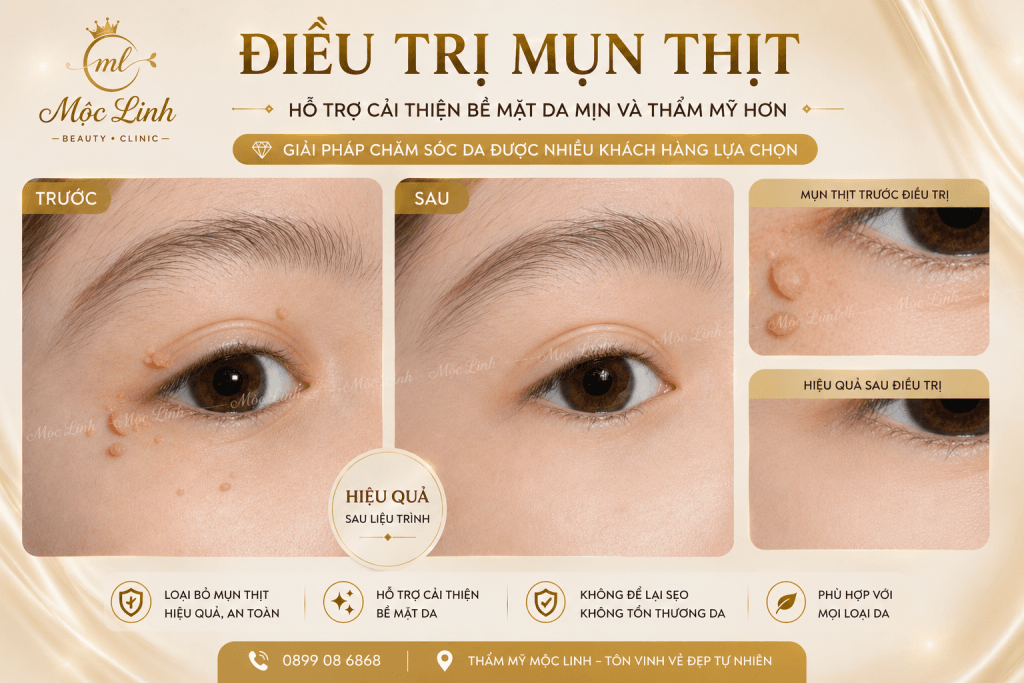 Điều trị mụn thịt uy tín tại Hải Phòng tại Thẩm Mỹ Mộc Linh - hình 9