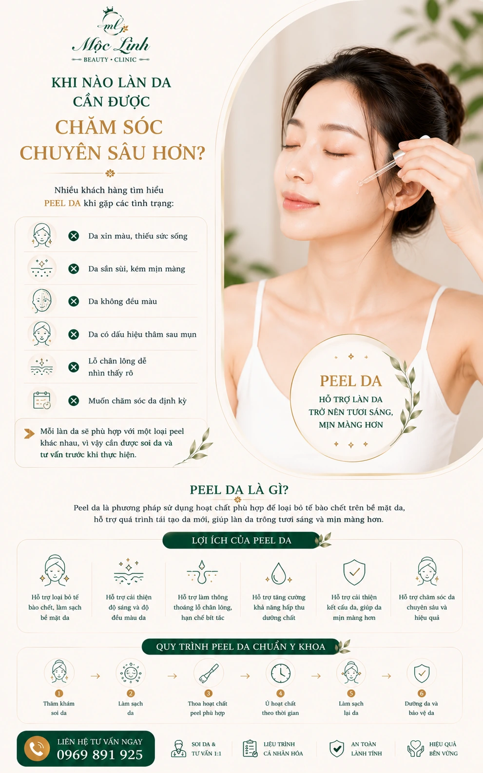 Hình ảnh thực tế dịch vụ peel da tại Hải Phòng