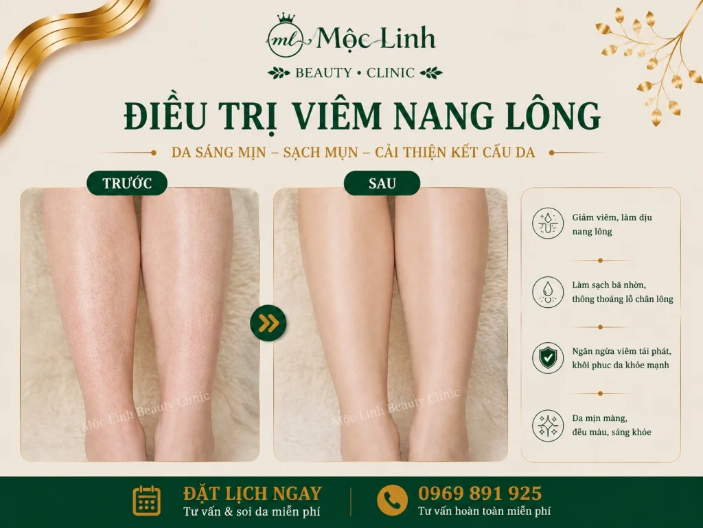 Điều Trị Viêm Nang Lông Hải Phòng – Giải Pháp Cho Vùng tại Thẩm Mỹ Mộc Linh - hình 3